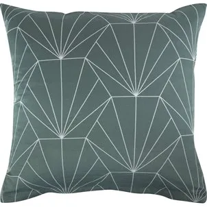 By Night pudebetræk 60x63 cm i bomuldssatin - støvet grøn