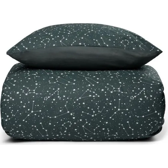 Borg Living Dynebetræk 140x220 Zodiac grøn 100% bomuld