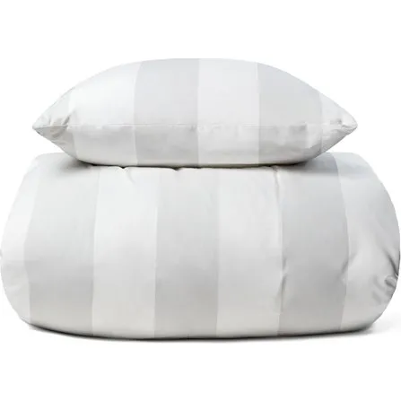 By Borg luksus sengesæt 140x200 cm - hvid bomuldssatin