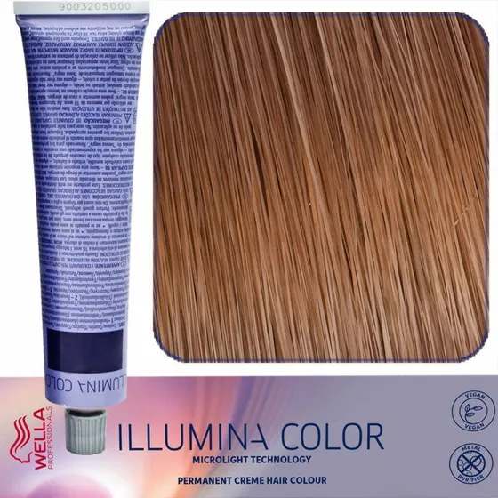 Wella Illumina Color 7/42 - Medium Blond Opaque Red, 60 ml
