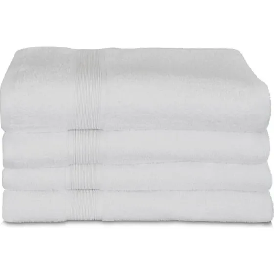 Excellent By Borg Bambus badelagen 100x150 cm Hvid - 60% bambus