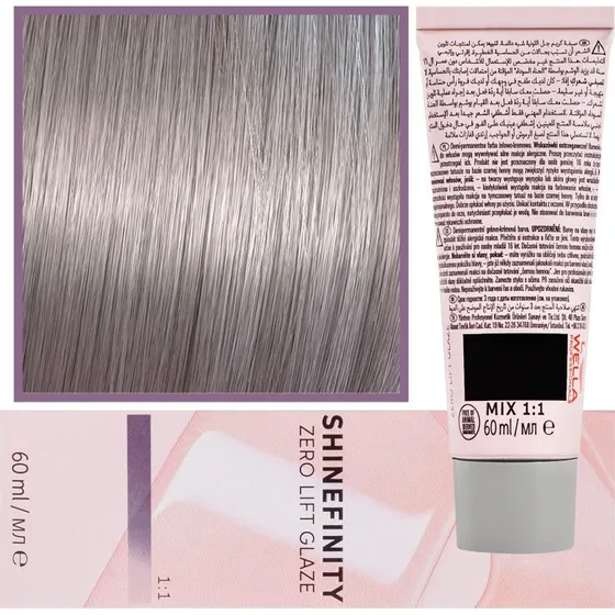 Wella Shinefinity Zero Lift Glaze 07/12 Mellem mat askeblond 60ml