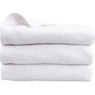 By Borg Håndklæde 50x100 cm - 100% bomuld, hvid