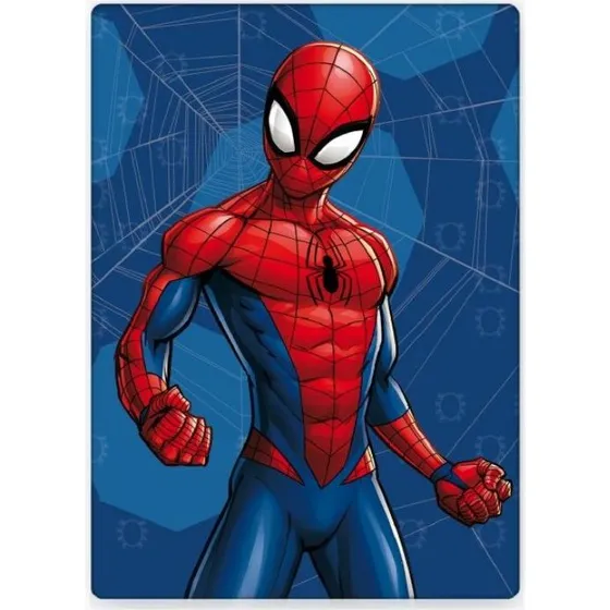 Borg Living Spiderman børnetæppe 100x140 cm, blød fleece