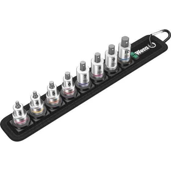 Wera Zyklop Belt B2 Bits Sæt 3/8" Unbrako 8 dele