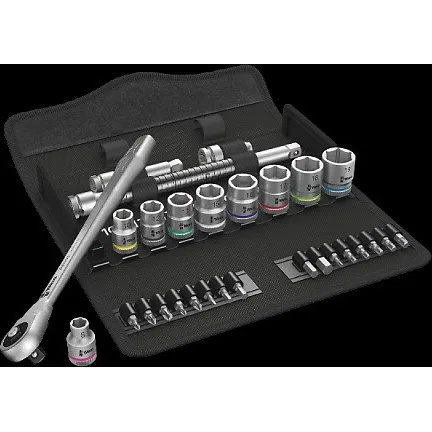Wera Zyklop Metal Topnøglesæt 3/8" 29 dele