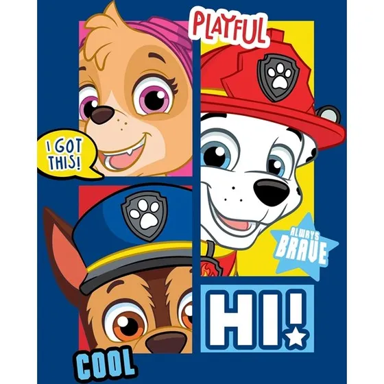 Borg Living Paw Patrol børnetæppe 100x140 cm - blød fleece