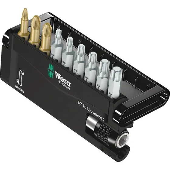 Wera Bitssæt 8155/67-9 Bit-Check