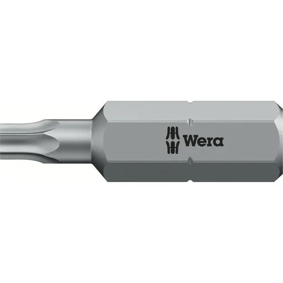 Wera Werk 867/1 Z Torx BO Bit TX10 x 25mm med hul