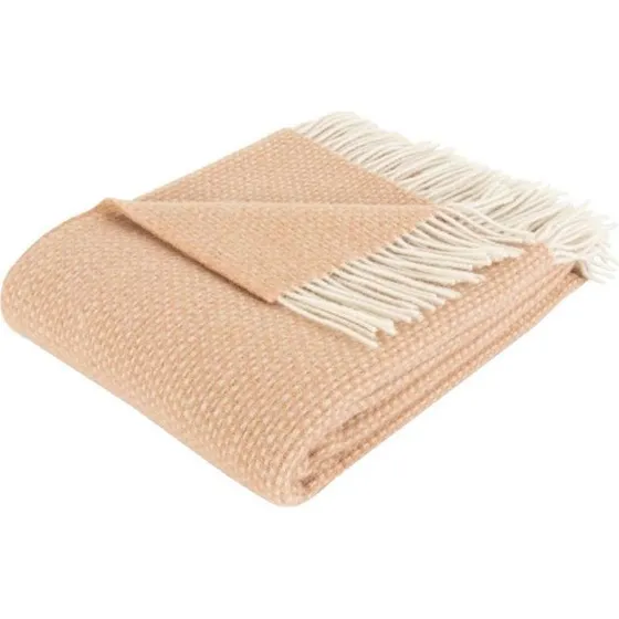By Borg Uldplaid Marsel Sand 130x200 cm