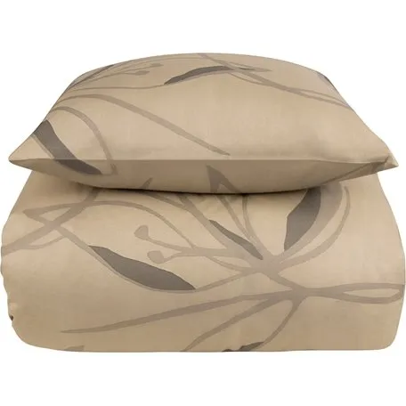 By Borg sengetøj 200x220 cm 100% bomuldssatin - Iris beige