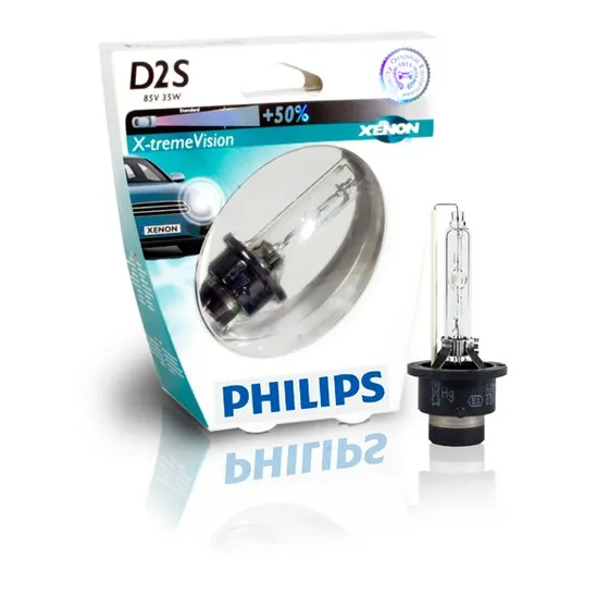 Philips D2s X-tremeVision Xenon +50% 35W 12V