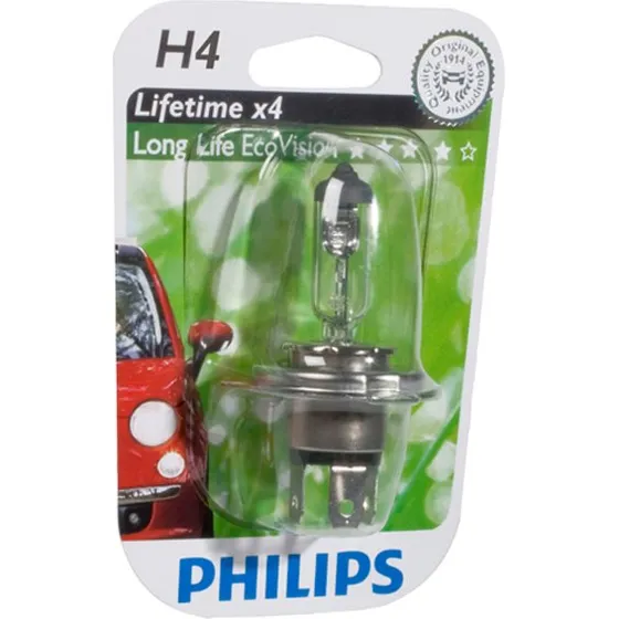 Philips H4 Longlife EcoVision 60/55W 12V P43T-38