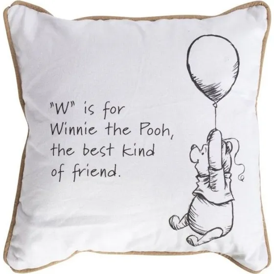 Borg Living pyntepude 30x30 cm – Winnie the Pooh, 100% bomuld
