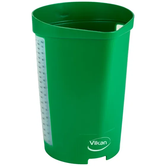 Vikan Målekande 2 liter, grøn PP plast