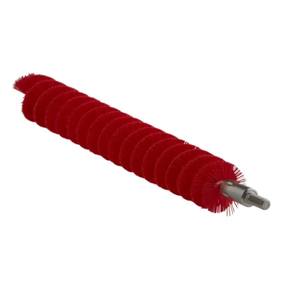 Vikan Rørbørste til fleksibelt skaft, Ø20 mm, 200 mm, Medium, Rød