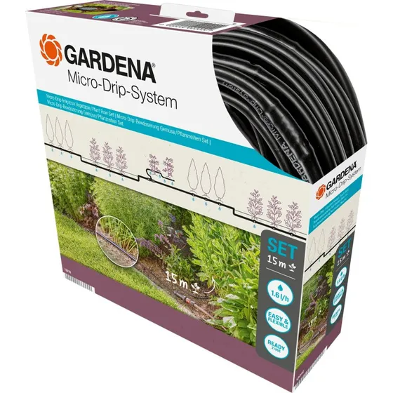 Gardena Micro-Drip Planterækker S, 15 m