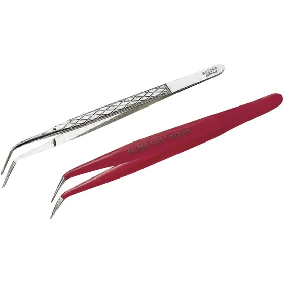 Bahco 5516 I vinklet pincet, 150 mm, PVC-belagt