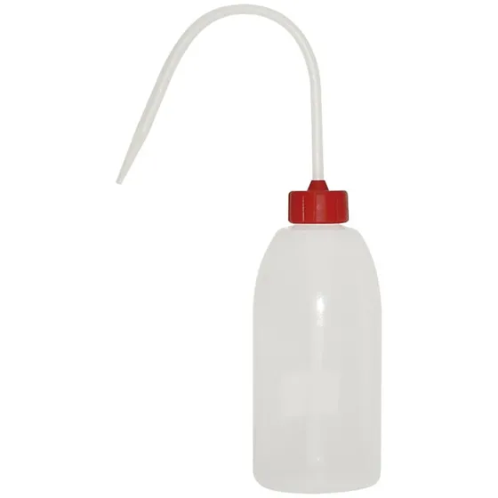 Kabi plastflaske 0,25 liter med bukket udløbsrør