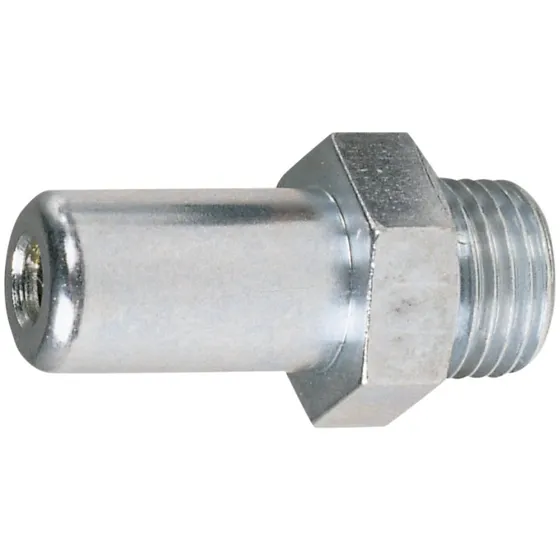 KABI Fyldenippel med kugleventil ø9mm x 1/8"R
