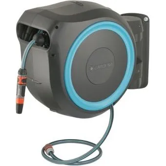 Gardena RollUp M/L vægmonteret slangeopruller 25 m (turkis)