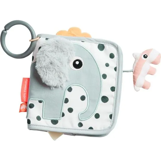 Done by Deer Elphee aktivitetsbog, grå 14x14 cm