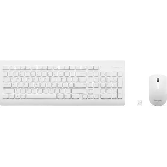 Lenovo 510 Trådløst tastatur- og musesæt - Hvid