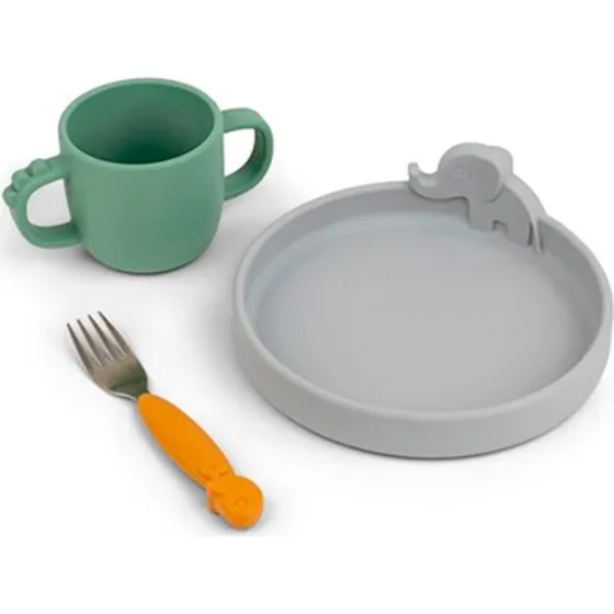 Done by Deer Peekaboo spisesæt, Deer Friends Mix