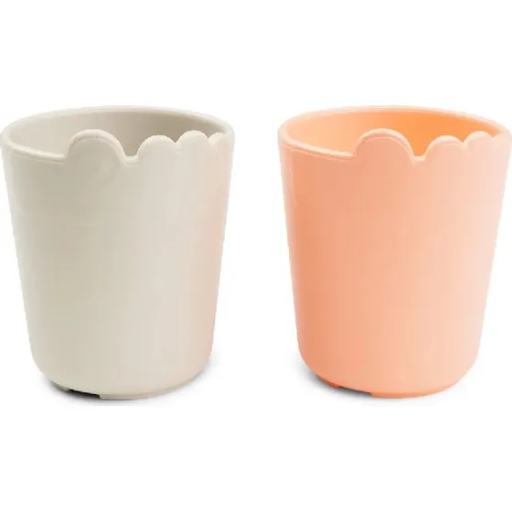 Done by Deer Kiddish Mini Kop 2-pak Croco Sand/Koral