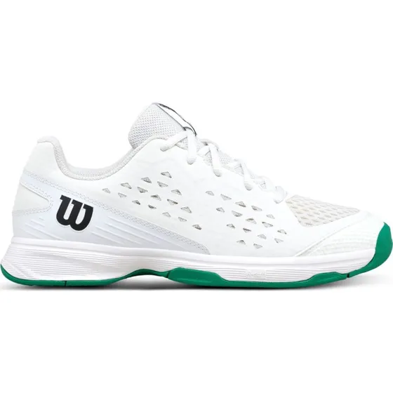 Wilson Rush Pro Jr L Tennis sko - White/Bosphorus