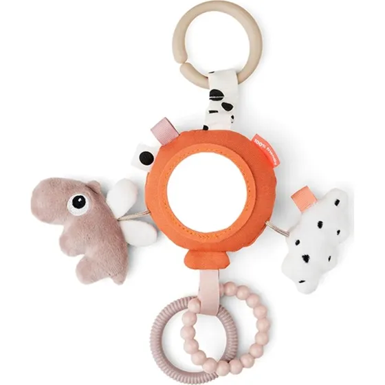 Done by Deer Aktivitets-spejl Happy Clouds – Papaya