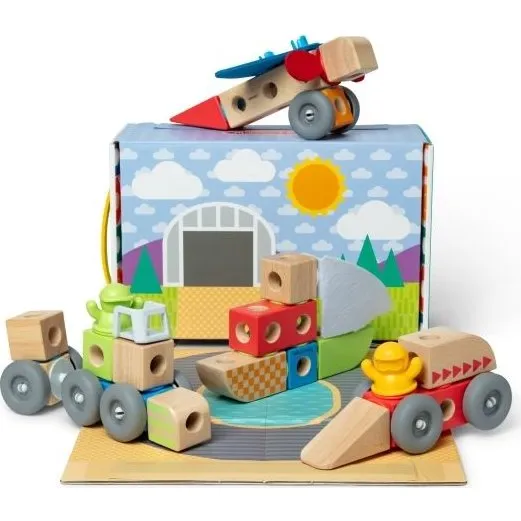 Melissa & Doug Blockables Køretøjsbyggesæt 54 dele (806013)