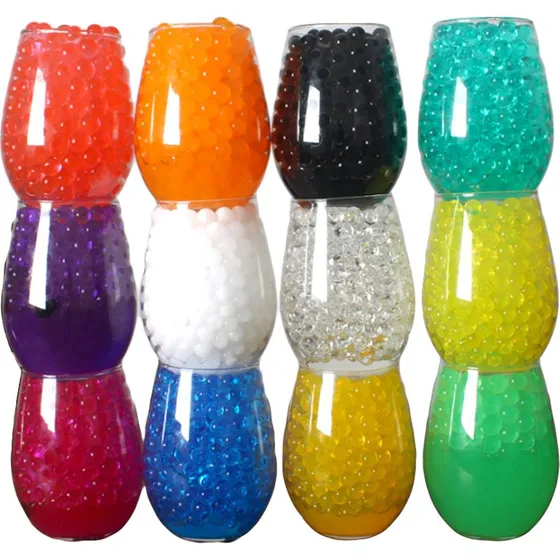 Farvede vandperler - 6 gram