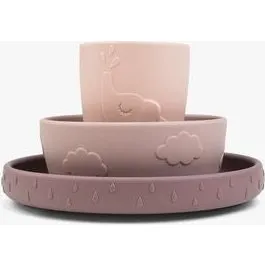 Done by Deer Stick&Stay spisesæt Deer Friends Pudder