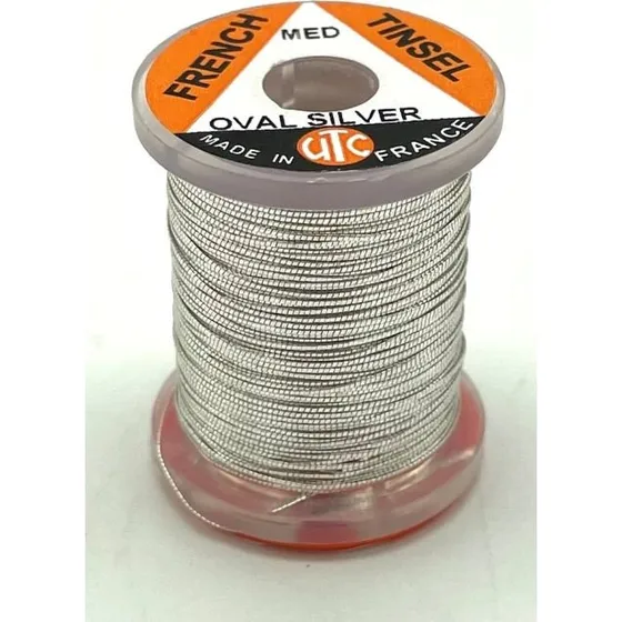 UTC French Tinsel Oval Silver - S