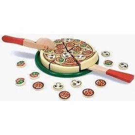 Melissa & Doug Pizza Party træ-pizza legesæt (3+ år)