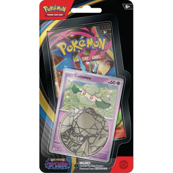 Pokémon Mega Evolution Phantasmal Flames Checklane Blister