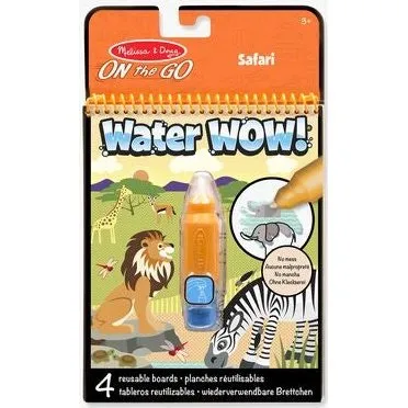 Melissa & Doug Water Reveal Pad - Safari (vandmalebog)