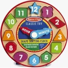 Melissa & Doug Træpuslespil Lær Klokken