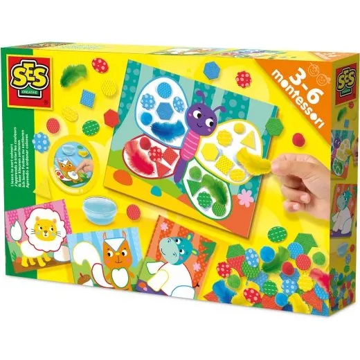 SES Creative Montessori - Sorter former og farver