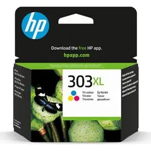 HP 303XL Tri-color Blækpatron - High Yield (Cyan, Magenta, Gul)