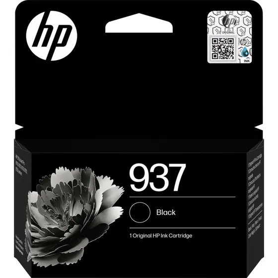 HP 937 Black Original Blækpatron - 1250 sider
