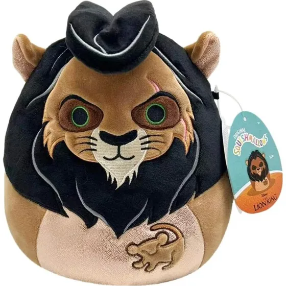 Squishmallows Scar Disney Løvernes Konge Bamse - 20 cm