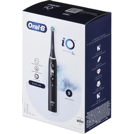 Oral-B iO Series 6 elektrisk tandbørste – Sort Onyx