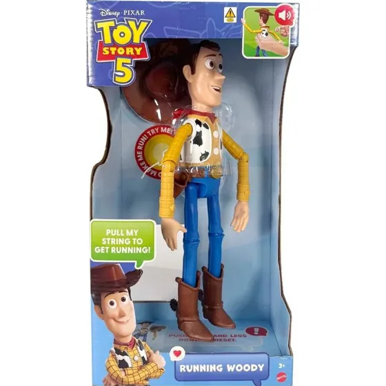 Pixar Toy Story 5 - 30cm Running Woody med 30 lyde