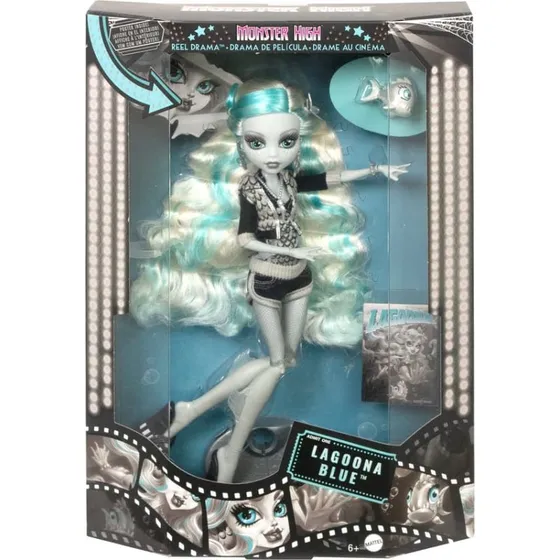 Monster High Reel Drama Scary Movie Lagoona Blue HKN30 dukke