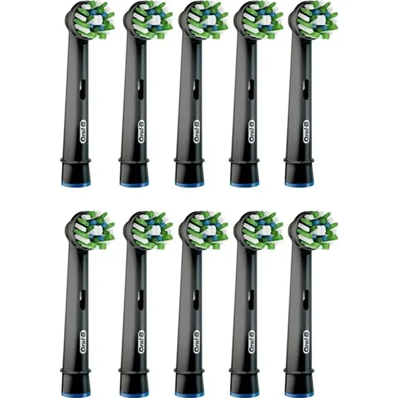 Oral-B CrossAction Black Edition 10 stk. tandbørstehoveder, CleanMaximiser