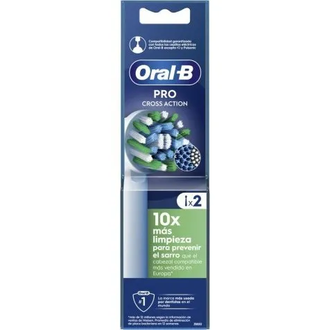 Oral-B CrossAction tandbørstehoveder, 2 stk