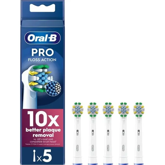 Oral-B Pro Floss Action tandbørstehoveder, hvid, 5 stk