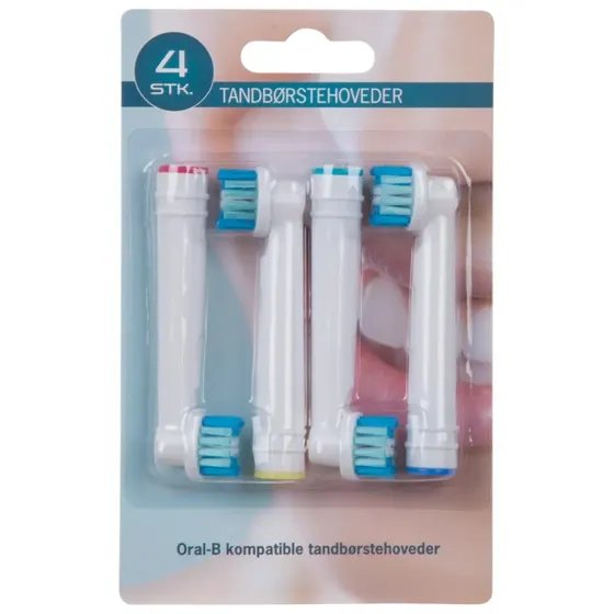 Camilo Tandbørstehoveder 4 stk. – Oral‑B kompatible